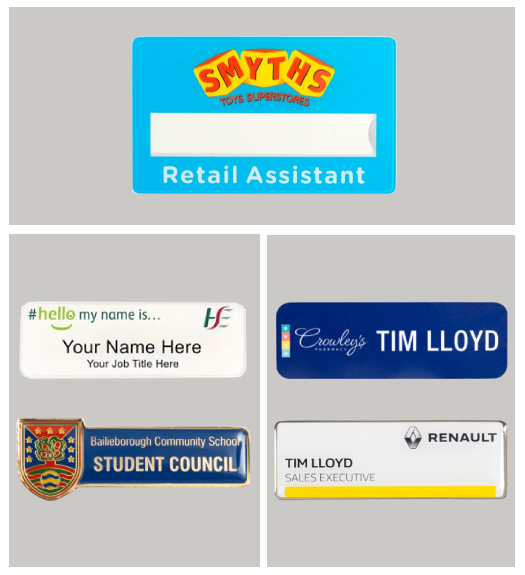 Name Badges grid image - Abbey